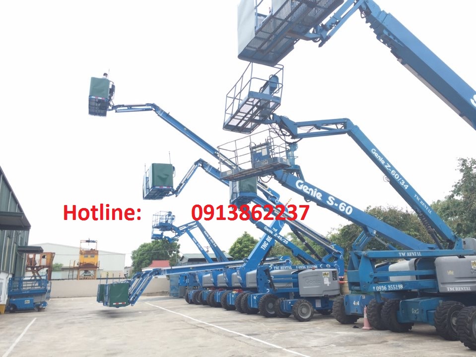 Cho thuê xe nâng người S boom, Z boom